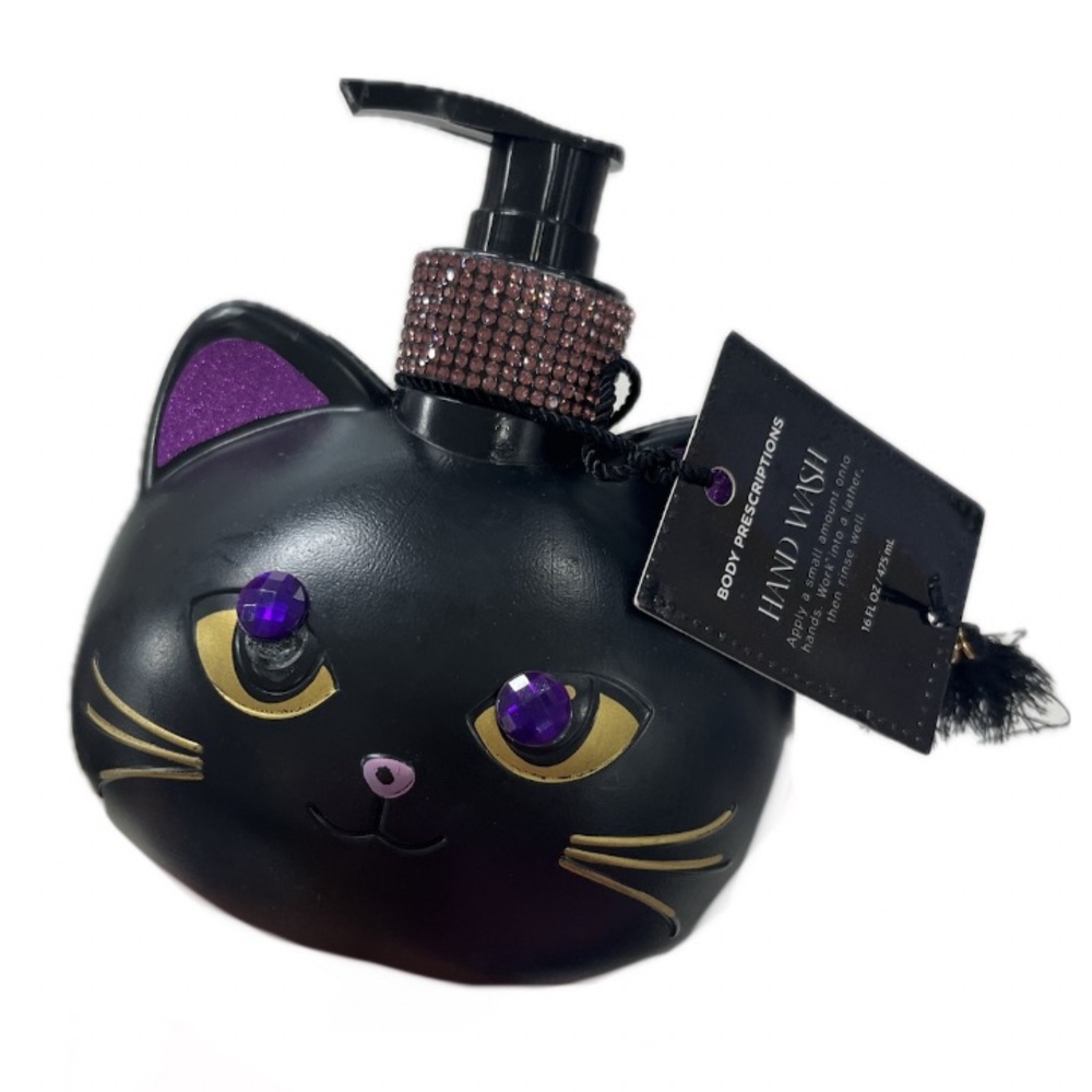 NWT ⚜️🐈‍⬛⚜️ Body Prescriptions Halloween Black Cat Cleansing Hand Soap - Picture 5 of 11